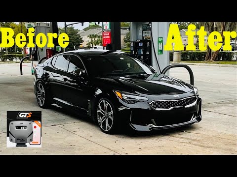 Kia Stinger GT RWD Quarter mile (Stock vs Race Chip GTS/Map7 Comparison)