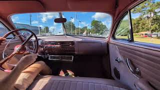 Modified 1950 Mercury Eight Sedan 3-Speed Driving Video