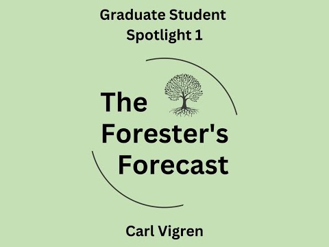 Grad Student Spotlight - Episode 1: Carl Vigren