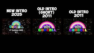 The Amazing World of Gumball New and Old Intro Comparison