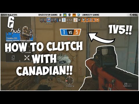 How To Clutch With Canadian | INSANE 1V5!! | Rainbow Six: Siege Twitch Clips