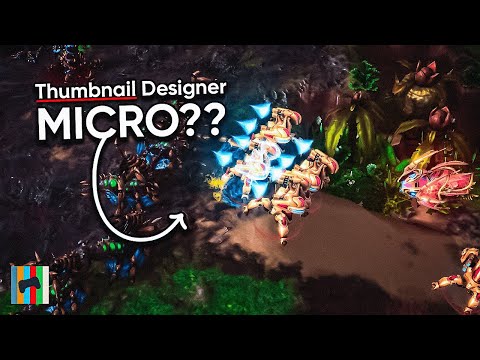 Will Cheese Fail - Our Thumbnail Designer In A Micro WAR - Starcraft 2 - LAGTV