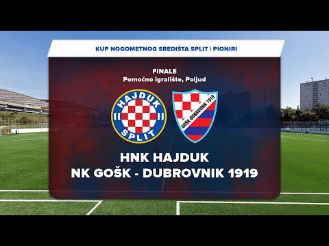 Pioniri: Hajduk - GOŠK-Dubrovnik 1919 (Finale kupa Nogometnog središta Split)