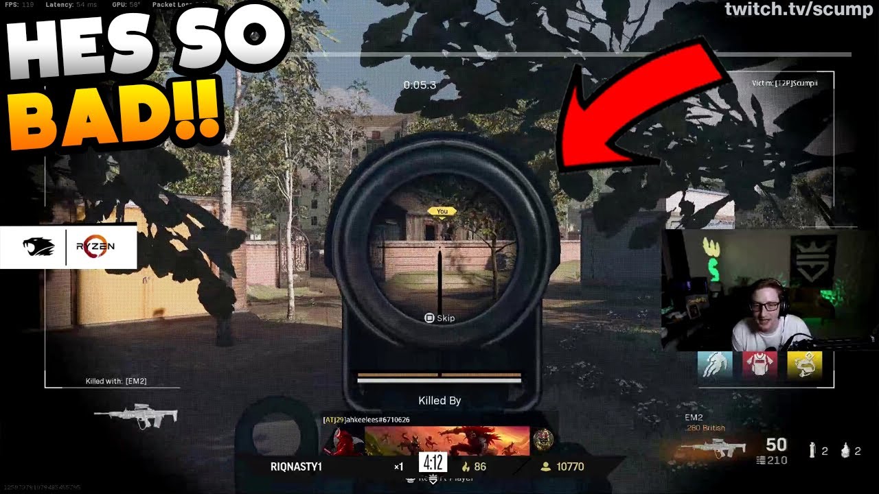 COD PRO GETS KILLED BY WORST PLAYER EVER🤣