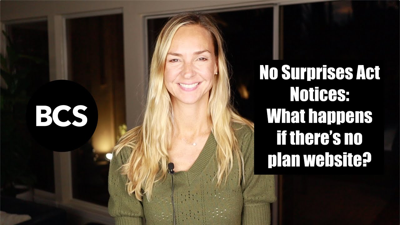 No Surprises Act Notices: Where do you put them if there’s no website?