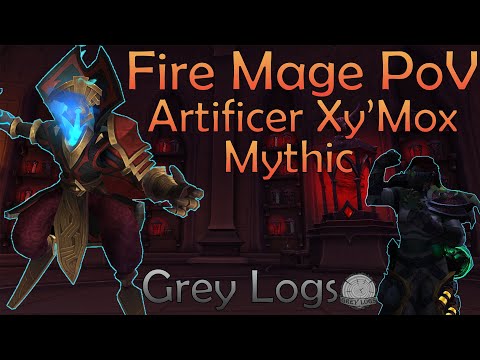 Fire Mage PoV VS Artificer Xy'Mox Mythic! With guild voice