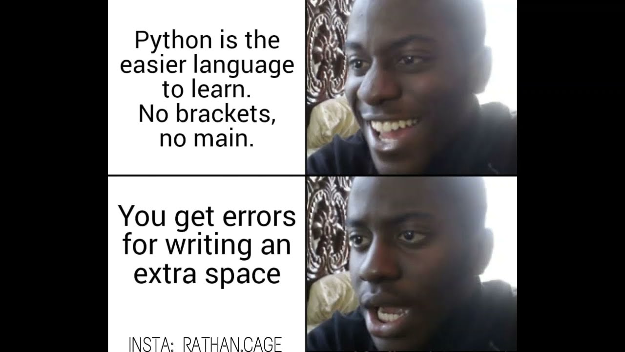 Python Memes  that only python developers will understand -  Part 1