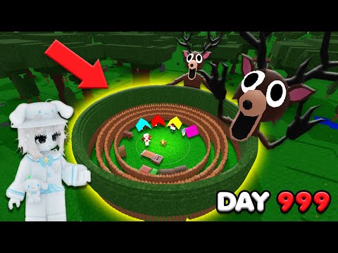 I Built The ULTIMATE SAFEST BASE In 99 Nights in the Forest Roblox