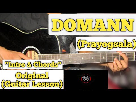DOMANN - Prayogsala | Guitar Lesson | Intro & Chords | (Complete Tutorial)