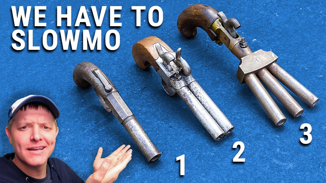 The Incredibly Unique Triple Barreled Pistol...  - Smarter Every Day 304