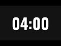 4 Minute Timer