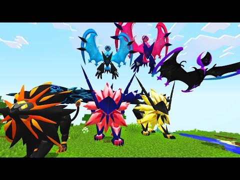 Minecraft: NOVOS ULTRA SOLGALEO E ULTRA LUNALA NO PIXELMON MOD!!