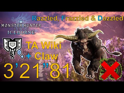 MHWIceborne [XB] Rajang Charge Axe Solo TA wiki rules 3’21'81 | 力こそラージャン！