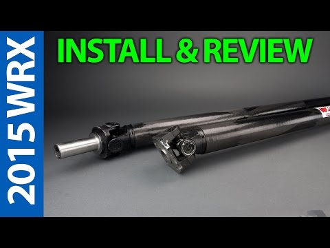PST Carbon Fiber Driveshaft - 2015+ Subaru WRX - Install/Review