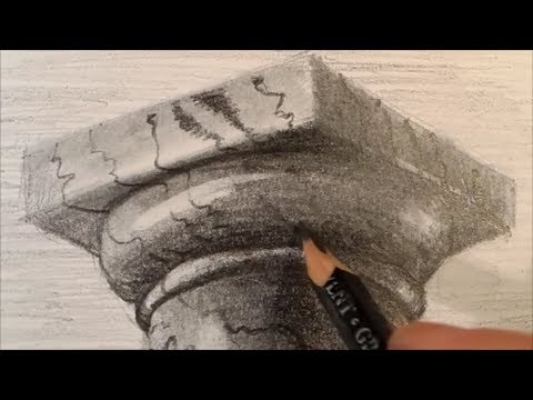 Drawing a Doric Column, Time Lapse - YouTube