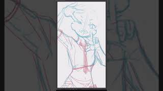 【魔使マオFA】イラストメイキング２６１【にじさんじ】 #shorts #魔使マオ #マオのお絵描き帳 #魔使マオ生誕祭2025 #にじさんじ #イラストメイキング