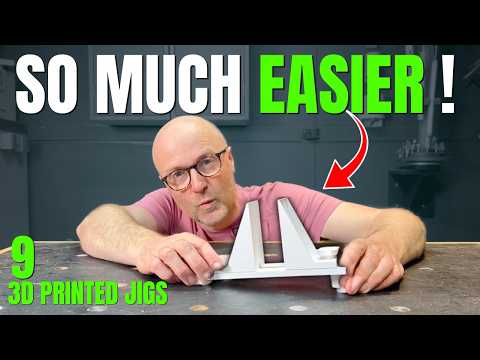 9 3D Printed Jigs Every Woodworker WILL Use.