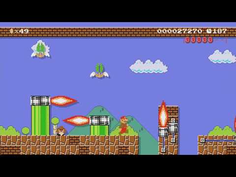 こんな夜更けにバーナーかよ　愛しき1-1 by げっぺい - Super Mario Maker - No Commentary 1bq