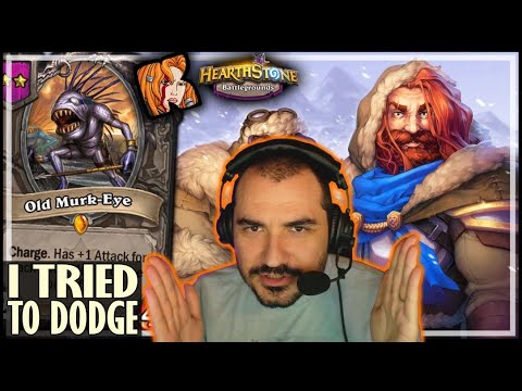 I REALLY TRIED TO DODGE MURLOCS! - Hearthstone Battlegrounds