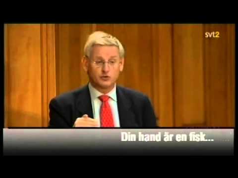 Parlamentet- klassiker: Bildt får tips från coachen - Parlamentet (TV4)