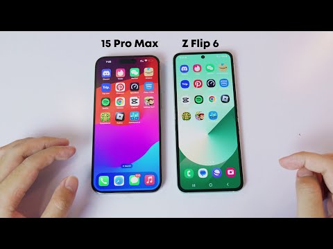 Galaxy Z Flip 6 Vs iPhone 15 Pro Max – Full SPEED TEST