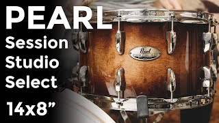 Video thumbnail for Pearl Session Studio Select 14x8" Snare Drum by Peter Lewis