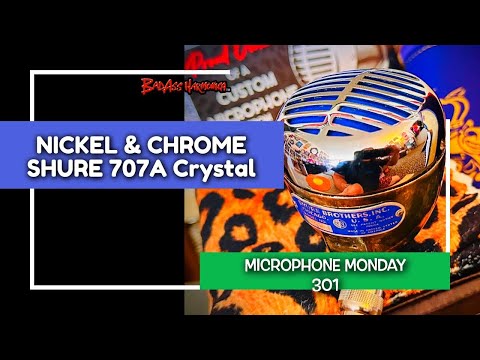 Custom Shure 707A Crystal!! Best Blues Harmonica Mics | Nickel & Chrome Microphone Monday 301