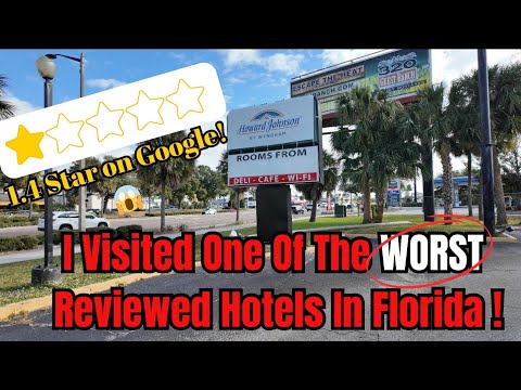 One Of The WORST Rated Hotels In Florida! | Howard Johnson by Wyndham Review. (NOW CLOSED)