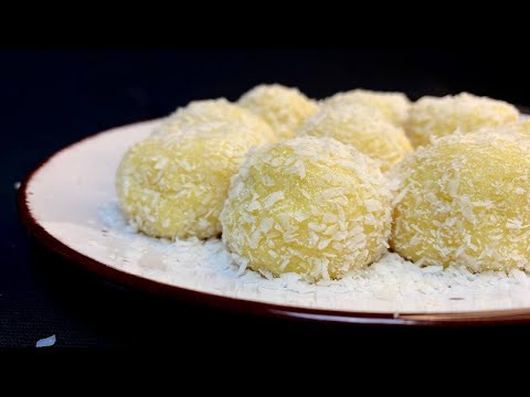 Raffaello-Kugeln in 5 Minuten zu Hause! Super Rezept mit 3 Zutaten! Es ist sehr lecker und einfach!