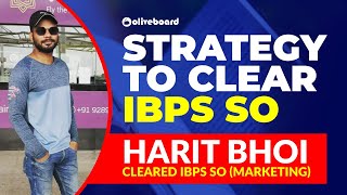 Strategy to Clear IBPS SO | IBPS SO Marketing | IBPS SO Preparation | Oliveboard