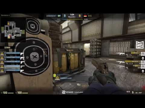 Lekr0 - 3 Deagle HS kills on B defense cache vs BIG [ESEA]