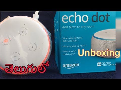 Amazon Echo Dot (3rd Gen) - Smart speaker with Alexa (White) / #atozunboxing