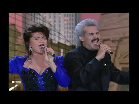 Could it be - Paul Giordimaina & Georgina Abela -Malta 1991 -HQ Eurovision songs with live orchestra