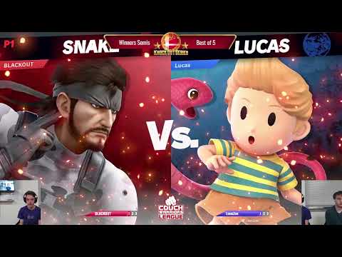 CouchWarriors WA Ranbat September 2024- Winners Semis- BLACKOUT22 (Snake) vs LoneZen (Lucas, Falco)