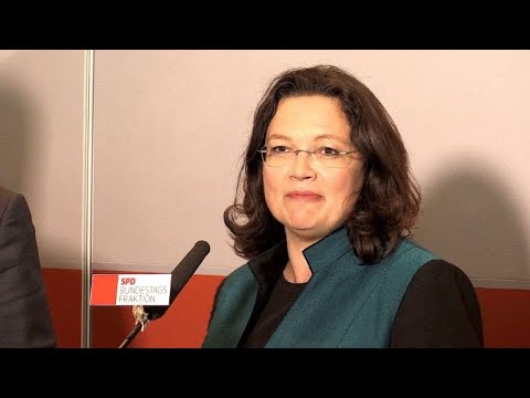 Nahles will "Aufbruchsstimmung" in der SPD spüren