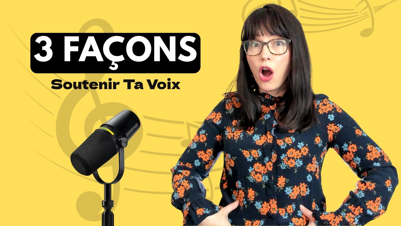 3 façons CRUCIALES de soutenir ta voix (et QUAND choisir la bonne) ! ✅