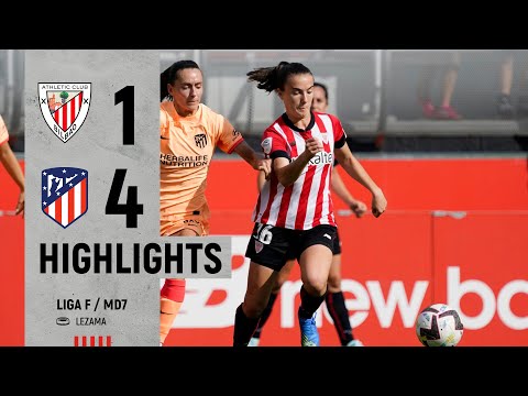 Imagen de portada del video HIGHLIGHTS | Athletic Club 1-4 Atlético de Madrid | MD7 Liga F 2022-23