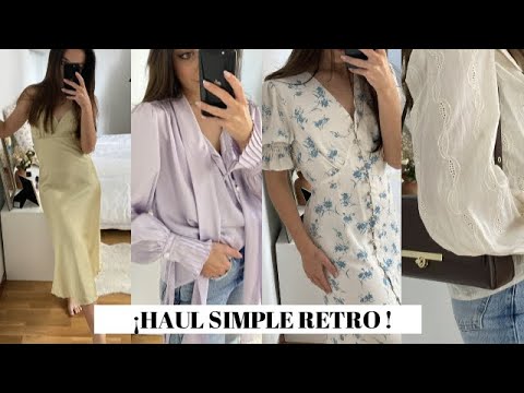 HAUL PRIMAVERA 2021 | SIMPLE RETRO: vestidos, camisas, y accesorios