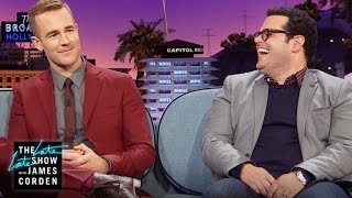 James Van Der Beek and Josh Gad Trade First Kiss Stories