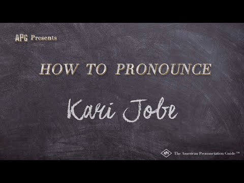 How to Pronounce Kari Jobe (Real Life Examples!)