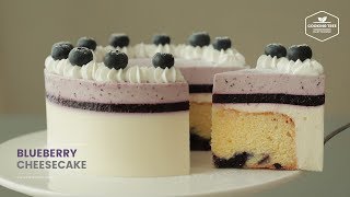 블루베리 치즈케이크 만들기 : Blueberry Cheesecake Recipe | Cooking tree