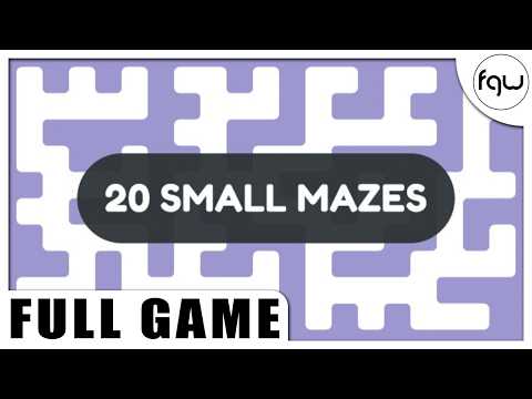 20 SMALL MAZES Gameplay Walkthrough FULL GAME (PC 4K 60FPS) - No Commentary