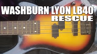 Video thumbnail for Washburn Lyon LB40 Bass Rescue by Joby