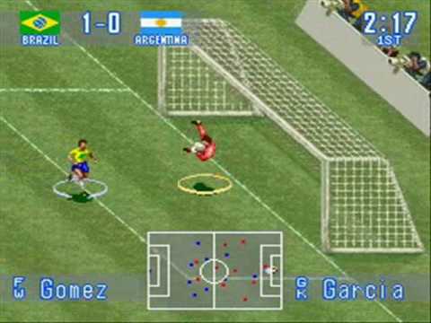 International Superstar Soccer (SNES) - Brazil Vs Argentina (Exhibition Game) - First Half