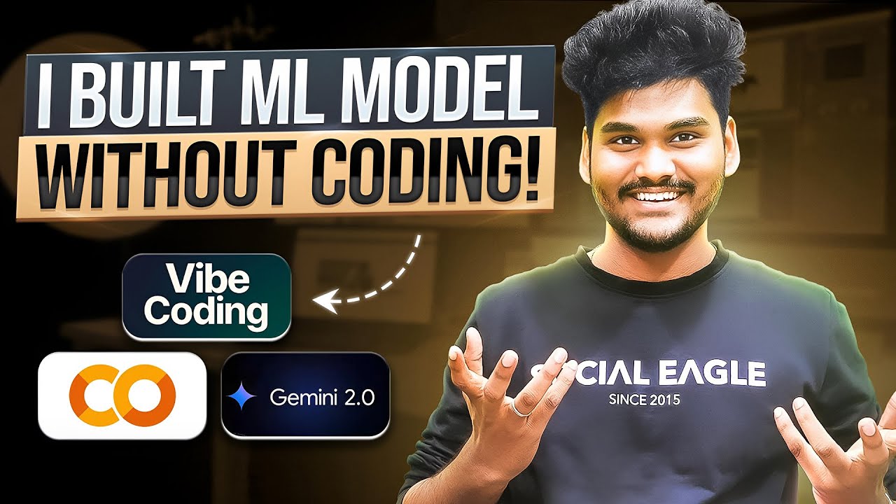 How I build ML Model without coding💥 | Vibe Coding in Machine Learning😎 | #machinelearning