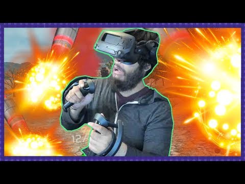 TERRIFYING! This Virtual Reality Battle Royale Game Has MISSILES?!