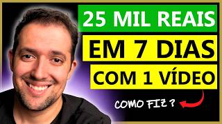 ABSURDO!!! INICIANTE NO YOUTUBE FAZ R$25 MIL COM APENAS UM VÍDEO EM 7 DIAS