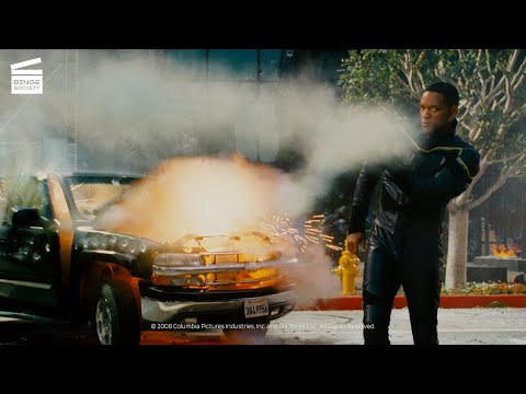 Hancock: First act as a superhero