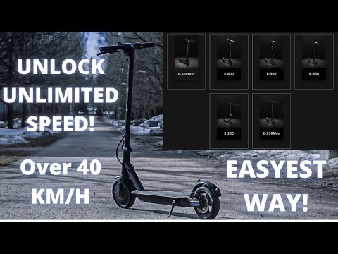 How to unlock unlimited speed E-Way E-Scooters