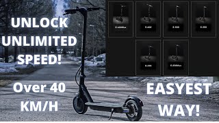 How to unlock unlimited speed E-Way E-Scooters